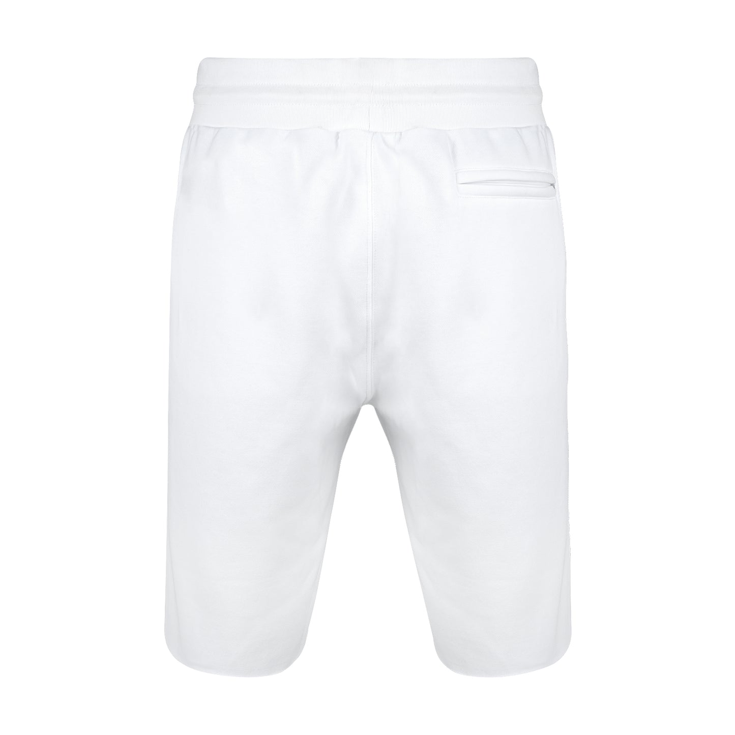 White Fleece Sweatshorts