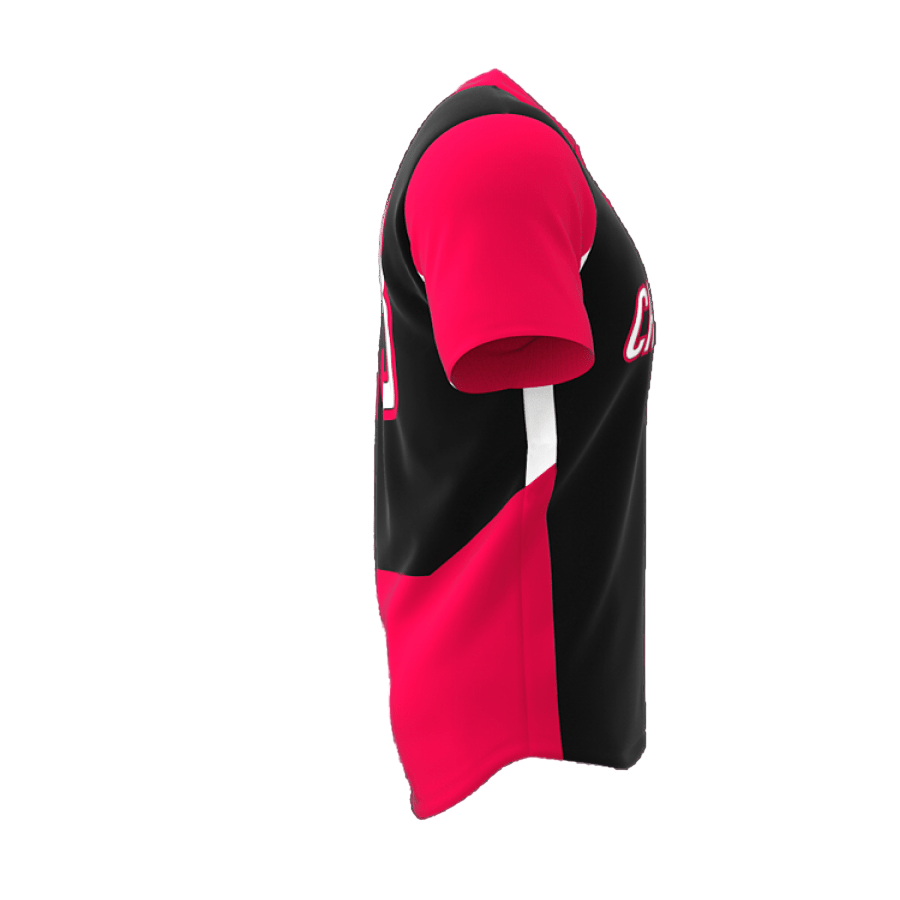 2 - Button Short Sleeve Baseball Jersey - LIONEL SPORTS