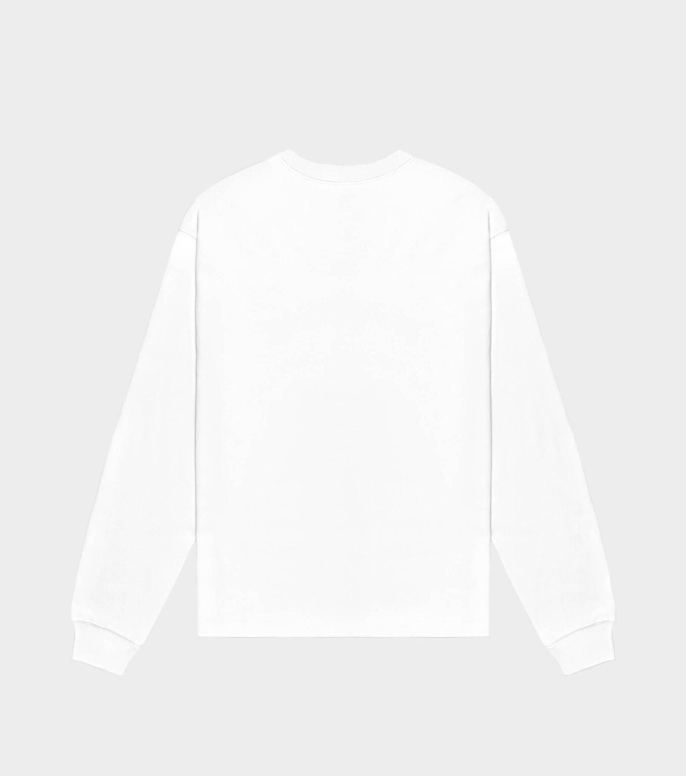 White Organic Cotton Long Sleeve T-Shirt