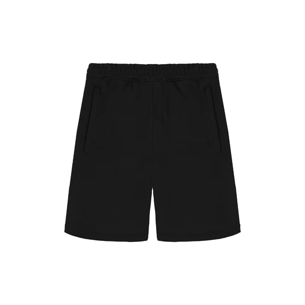Black unisex sweat shorts – streetwear-ready and branding-friendly