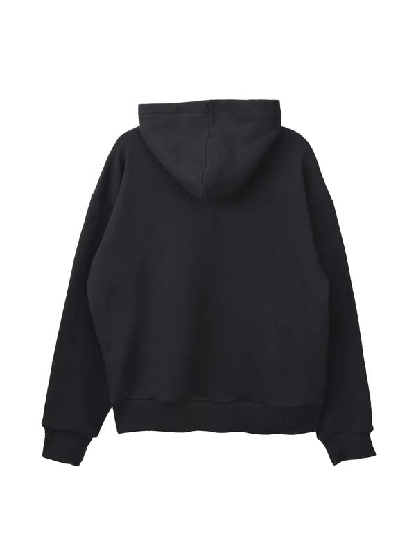 Black Heavy Fleece Oversized Fleece Hoodie - LIONEL SPORTS