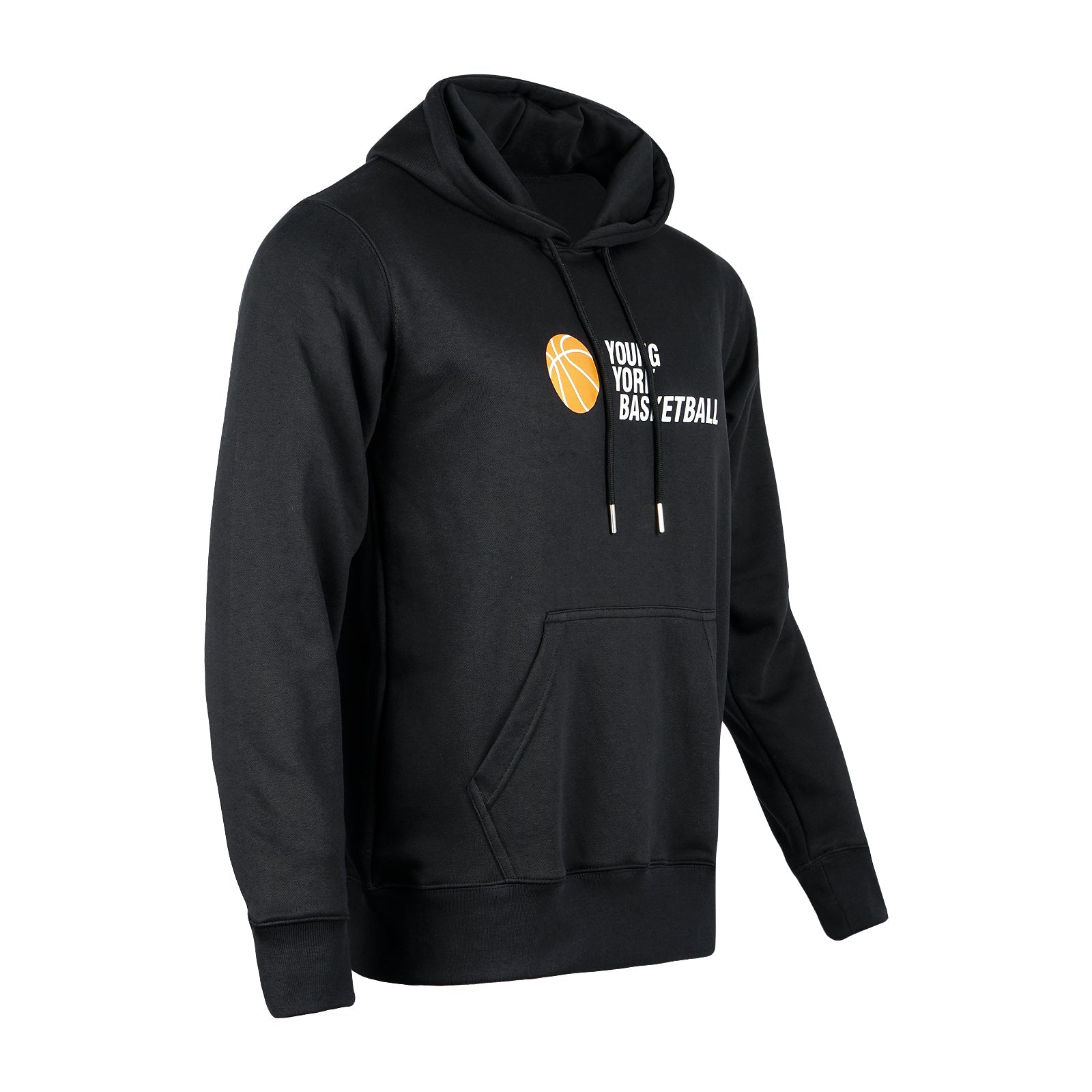 Black Regular Fit Hoodie - LIONEL SPORTS