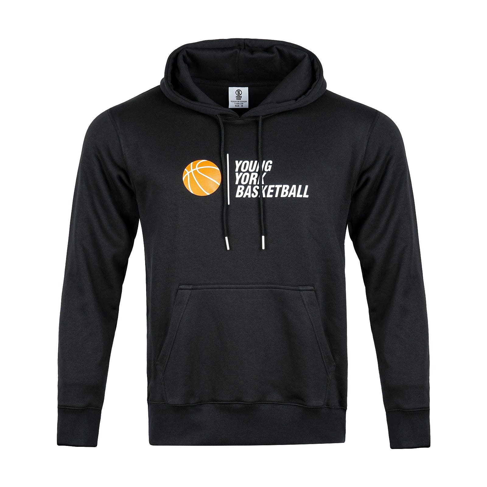 Custom black regular fit hoodie – streetwear-ready for branding and lifestyle wear