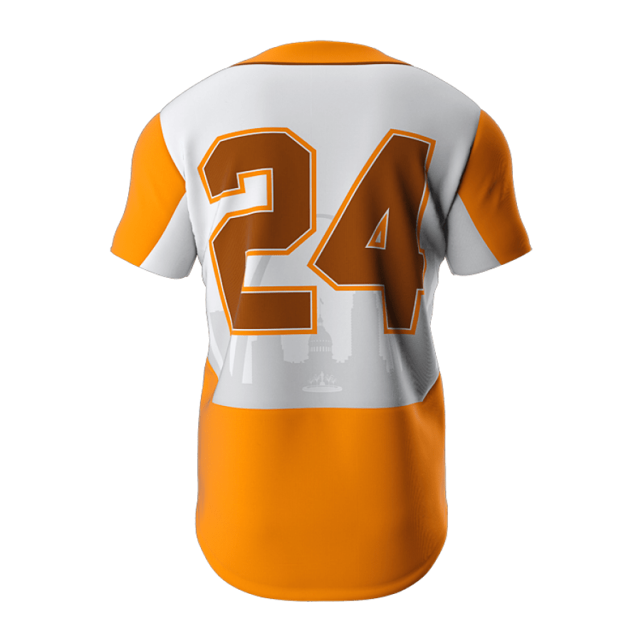 Full Button Short Sleeve Basketball Jersey - LIONEL SPORTS