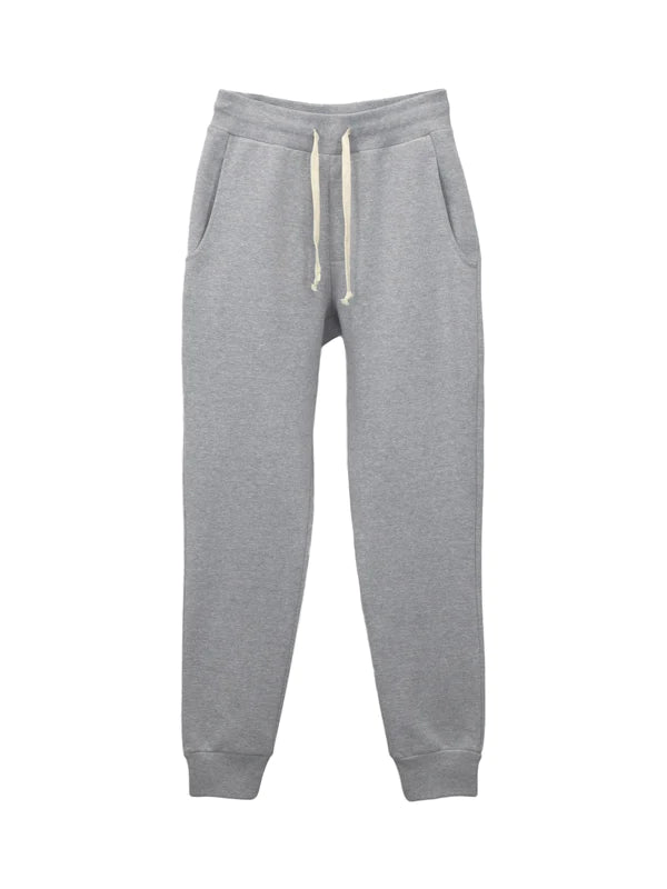 Custom heather grey joggers – streetwear lifestyle pants for active wear
