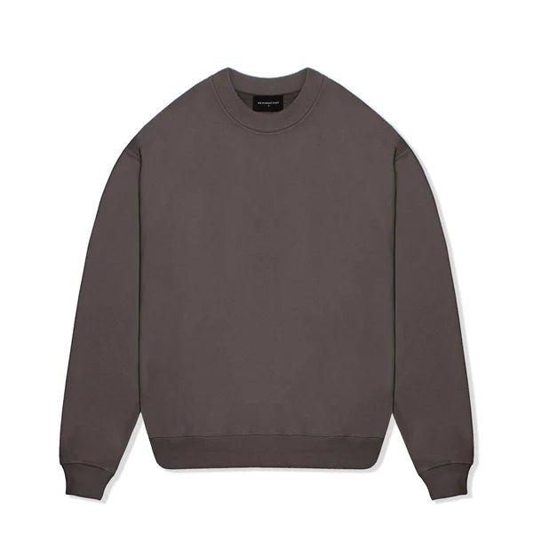 Mocha Oversized Fleece Sweatshirt - LIONEL SPORTS