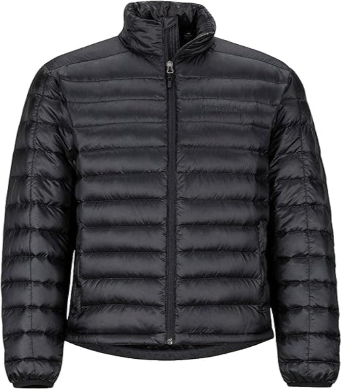 Men’s black puffer jacket – warm lightweight winter outerwear by Lionel Sports