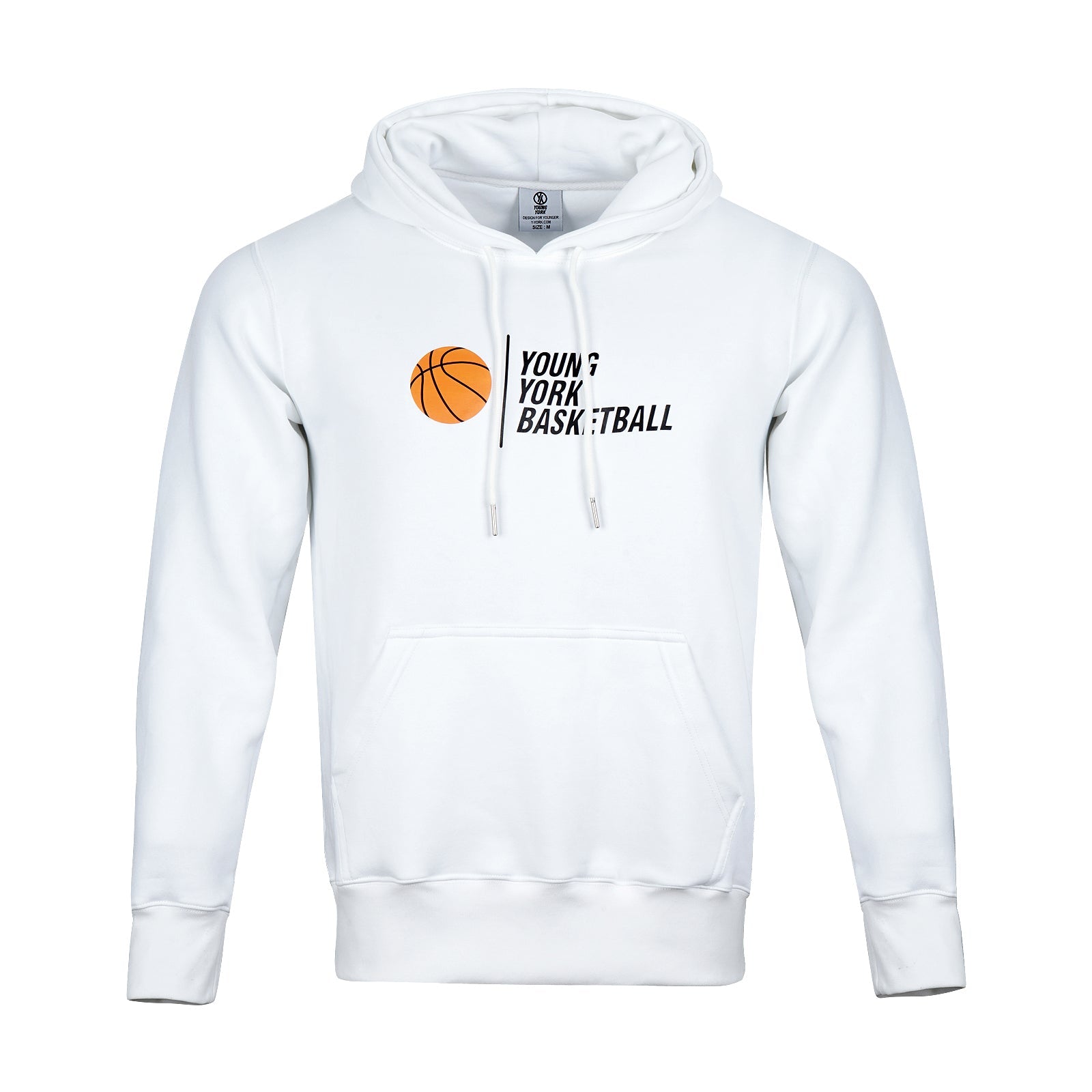 Custom regular fit hoodie – front and back view for lifestyle and streetwear branding