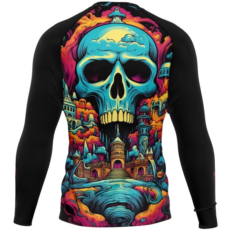 Skeleton Sublimation Bjj Rashguard - LIONEL SPORTS