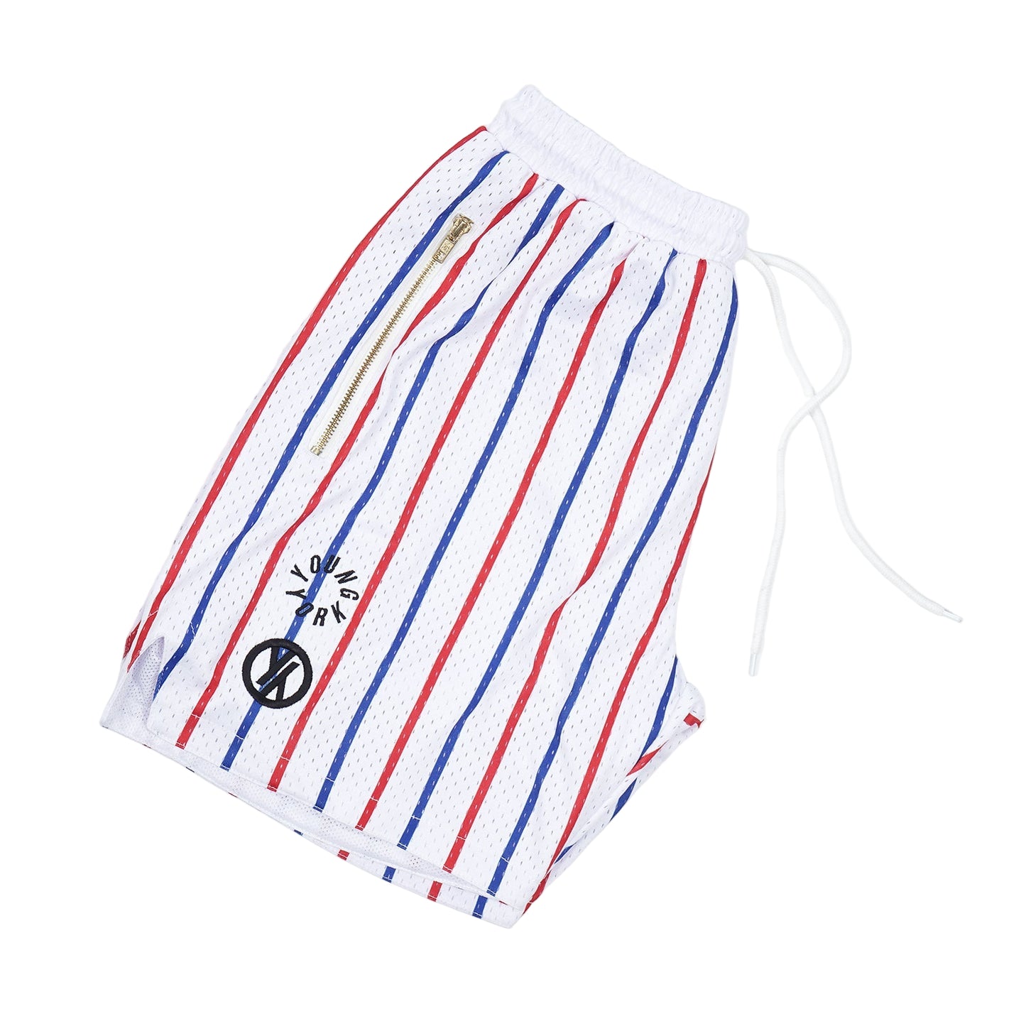 White custom shorts – blank canvas shorts for streetwear and athletic brands