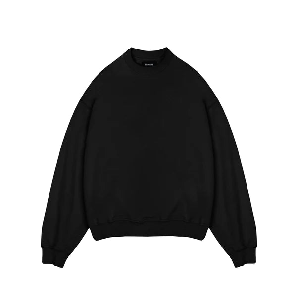 Sweatshirt Black In Fleece - LIONEL SPORTS
