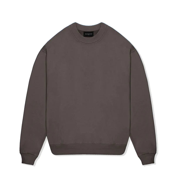 Mocha Oversized Fleece Sweatshirt