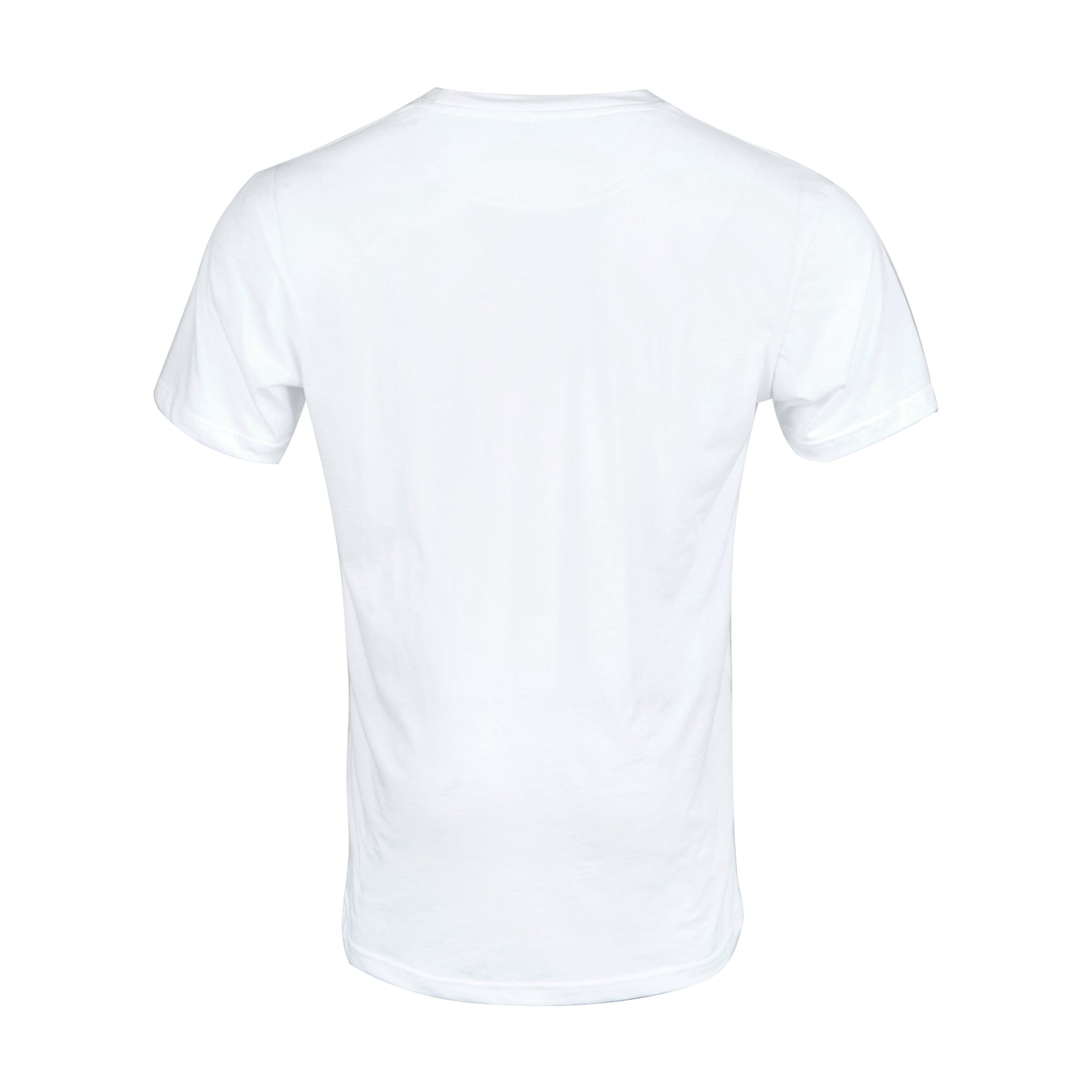White Regular Fit Digital Printed T shirt - LIONEL SPORTS