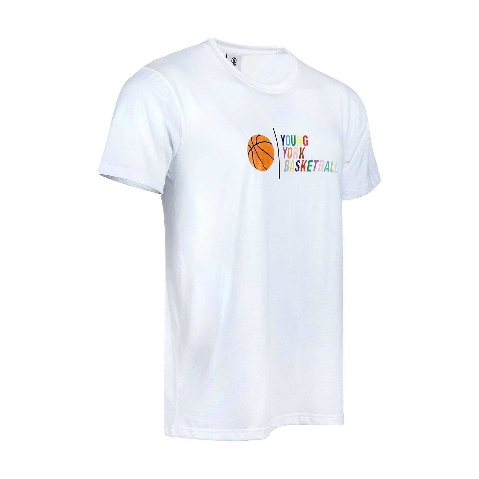 White Regular Fit Digital Printed T shirt - LIONEL SPORTS