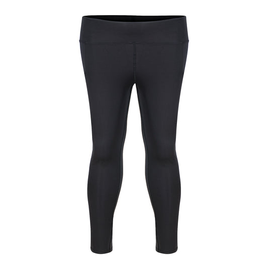 Black Invisible Zipped Pocket Leggings (women)