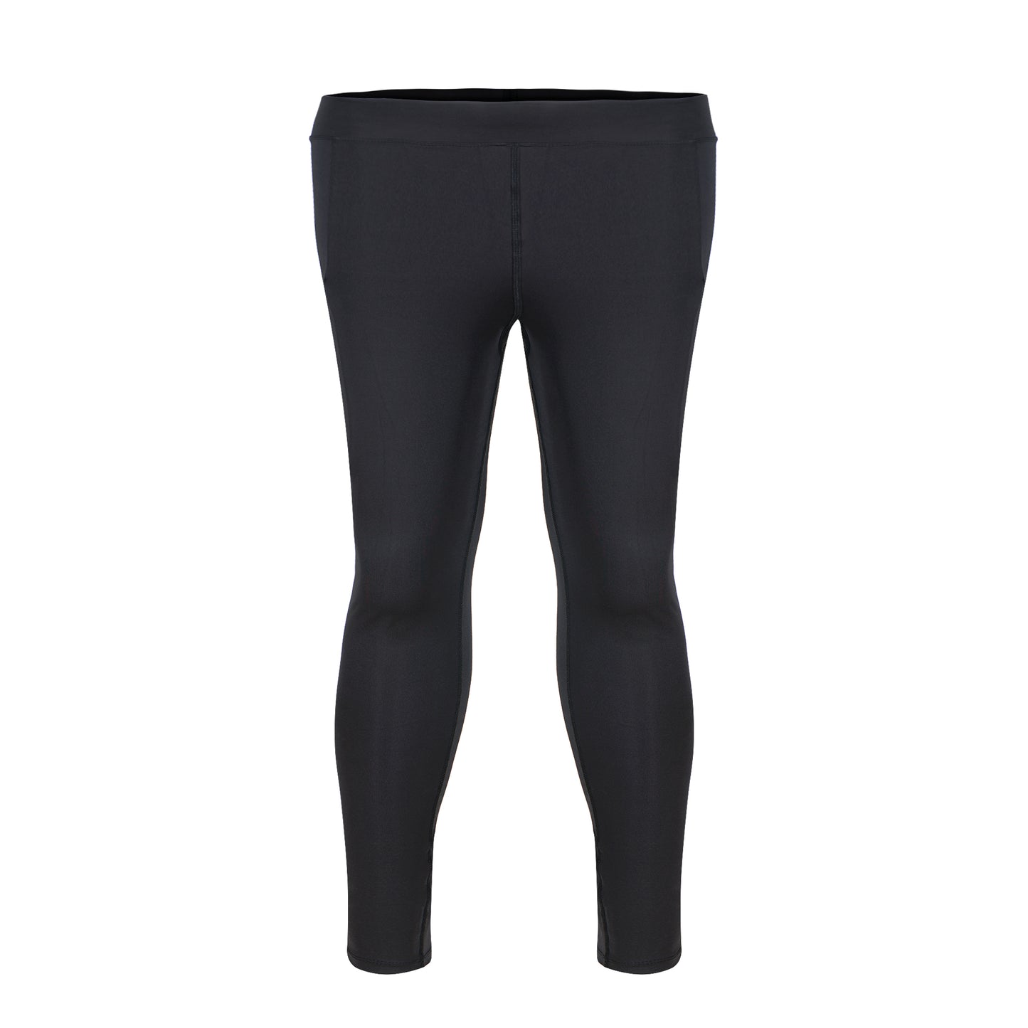 Black Invisible Zipped Pocket Leggings (men)