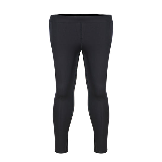 Black Invisible Zipped Pocket Leggings (men)