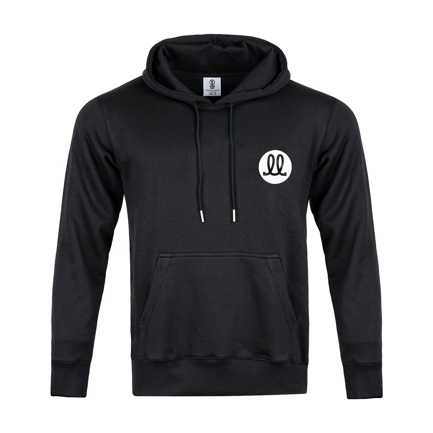 Black Regular Fit Hoodie