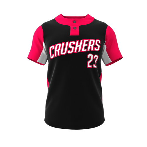 2 - Button Short Sleeve Baseball Jersey - LIONEL SPORTS