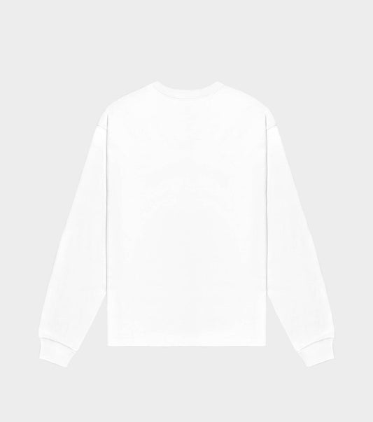 White Organic Cotton Long Sleeve T-Shirt
