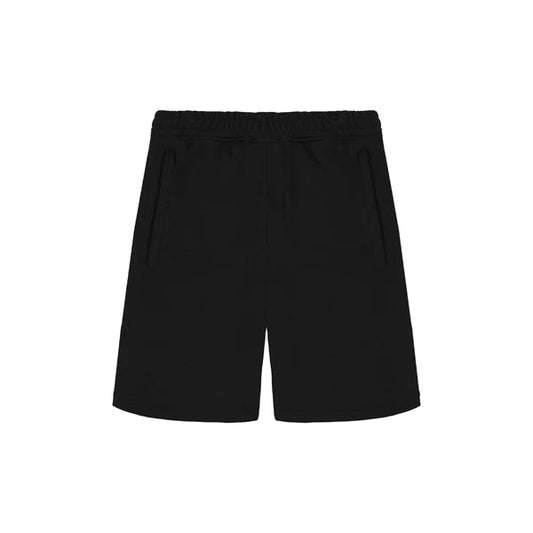 Black unisex sweat shorts – streetwear-ready and branding-friendly