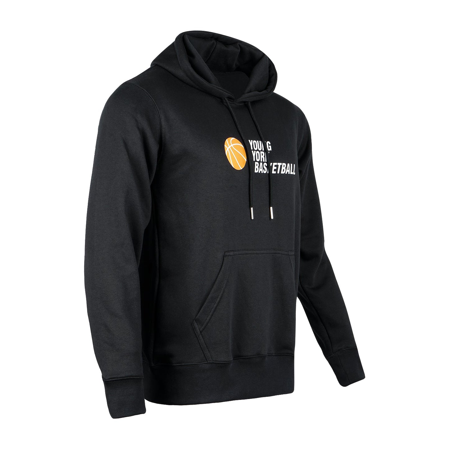 Black Regular Fit Hoodie - LIONEL SPORTS