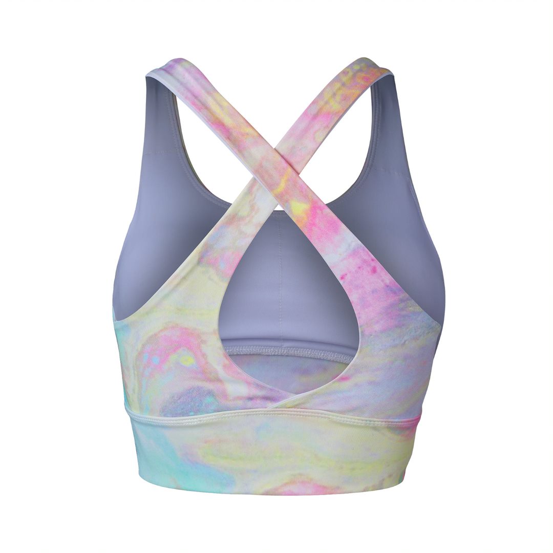 Cross Stripe Sublimation Bra