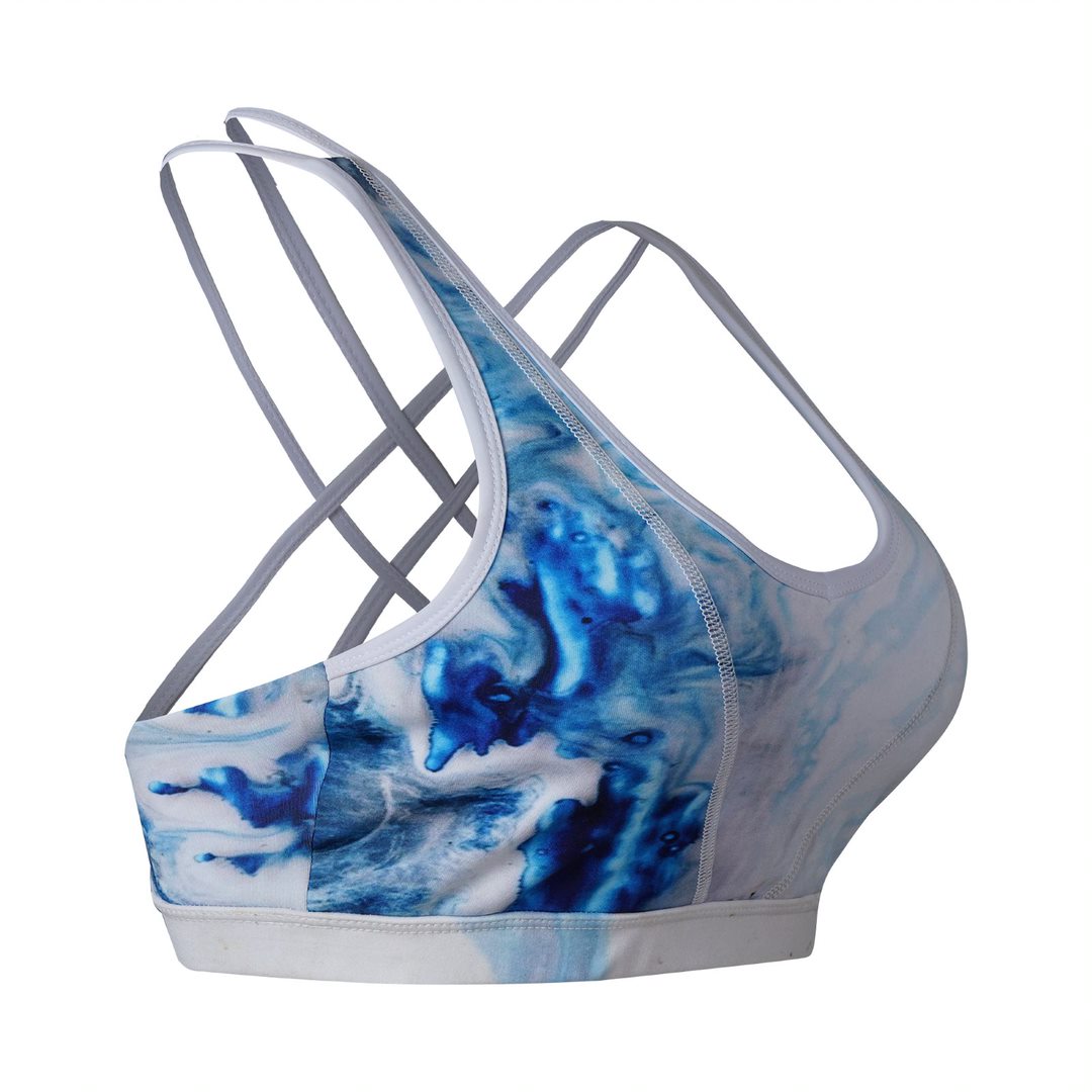 CrossFit Stripe Sublimation Bra