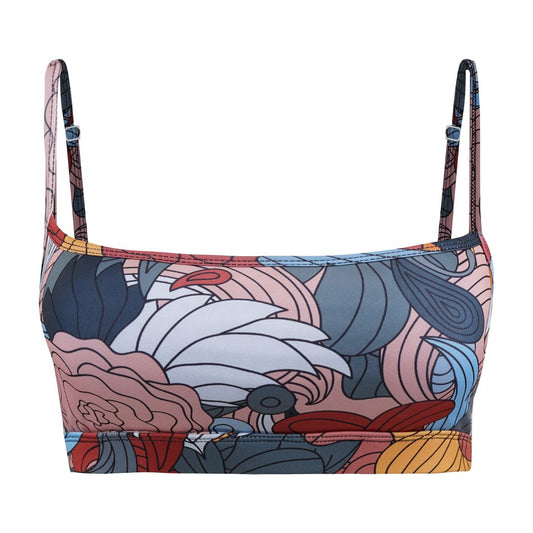 Floral Sublimation Adjustable Bra