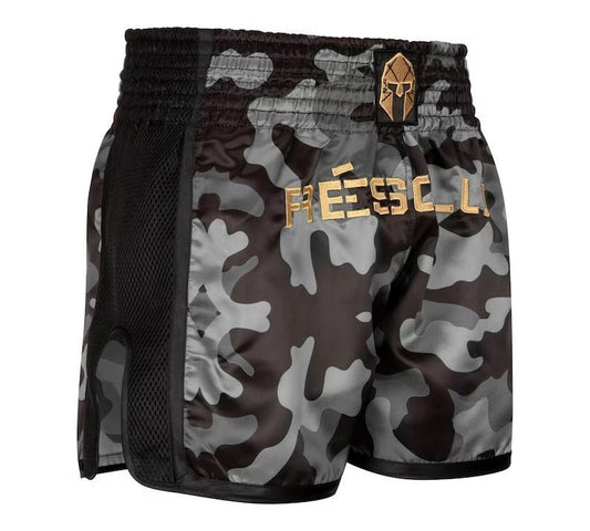 Grey Camo Sublimation Muay Thai Short - LIONEL SPORTS