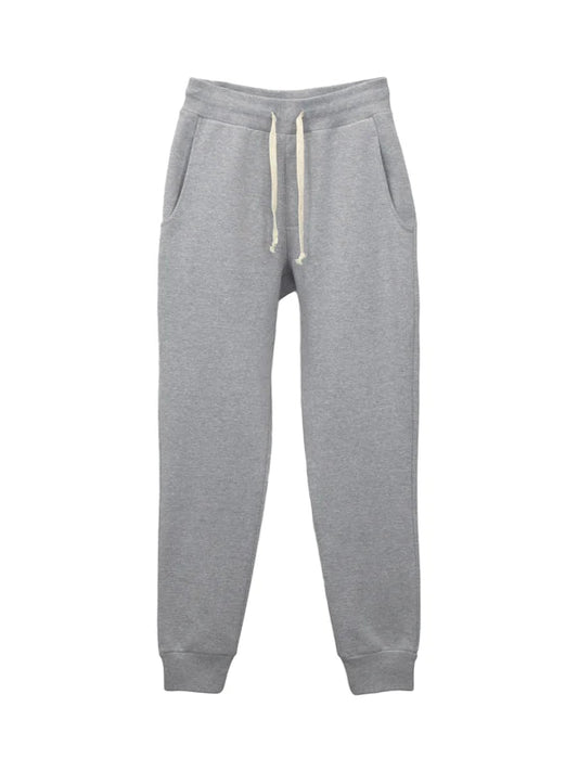 Custom heather grey joggers – streetwear lifestyle pants for active wear