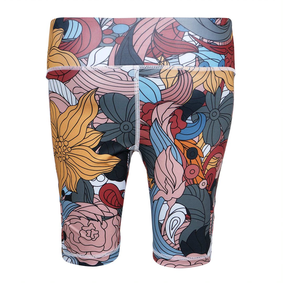 Floral Sublimation Gym Shorts