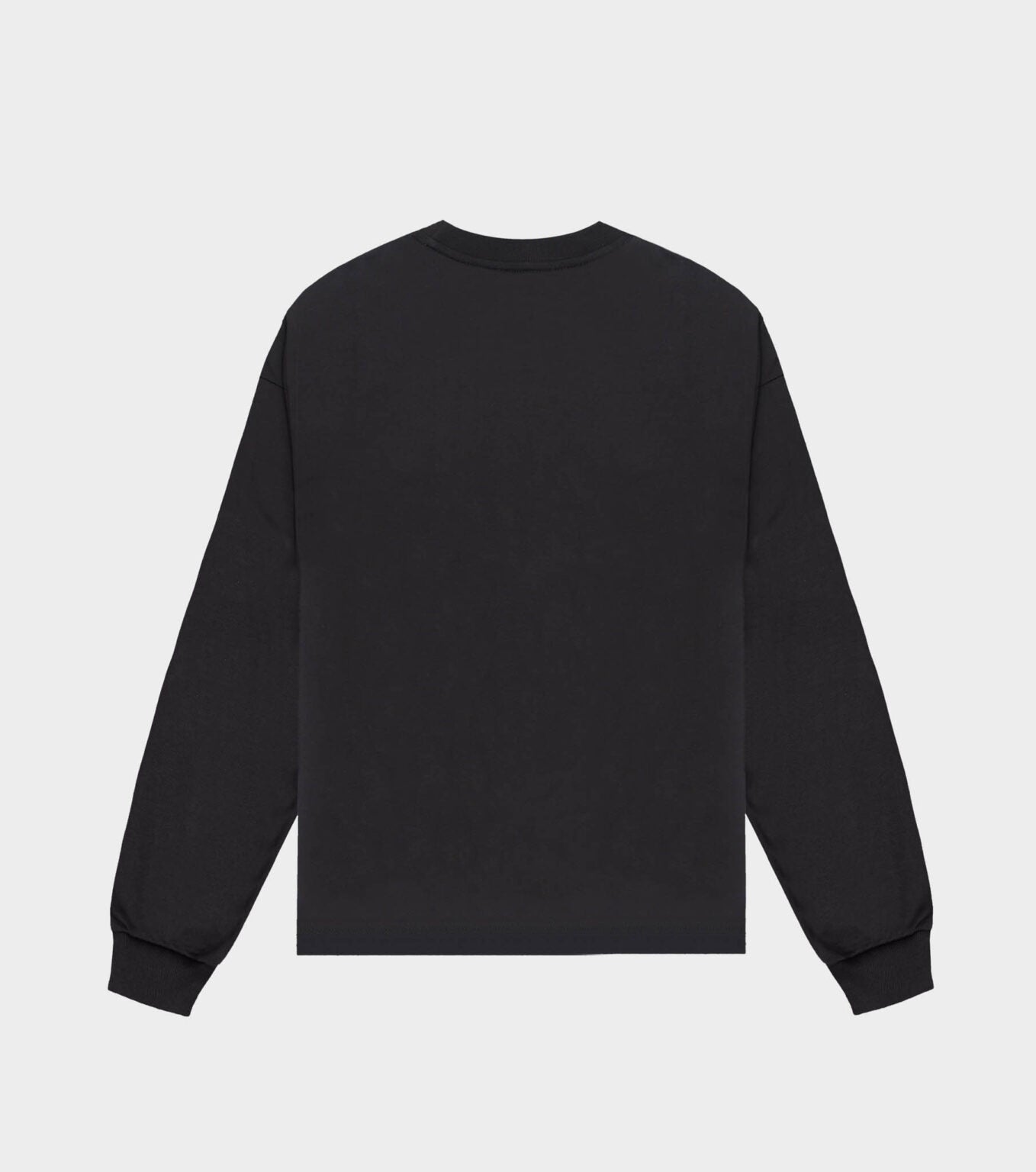 Black Organic Cotton Long Sleeve T-Shirt