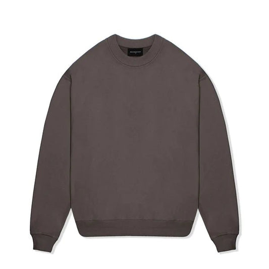 Mocha Oversized Fleece Sweatshirt - LIONEL SPORTS