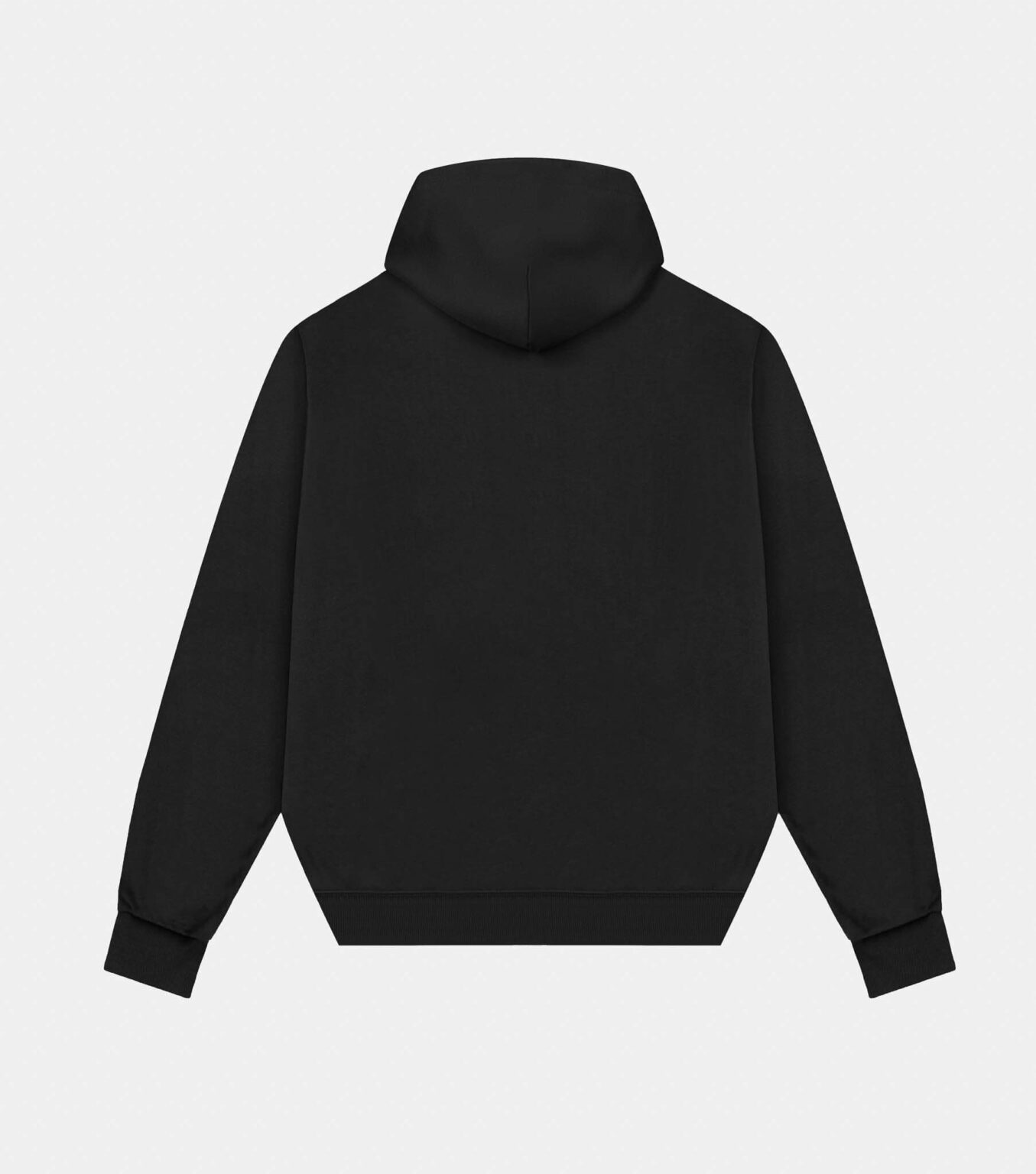 Black Organic Bronze Zipper Hoodie