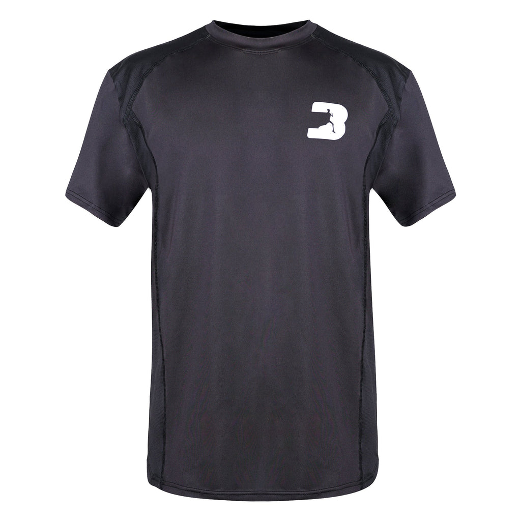 Plain Black Side Panel rashguard - LIONEL SPORTS