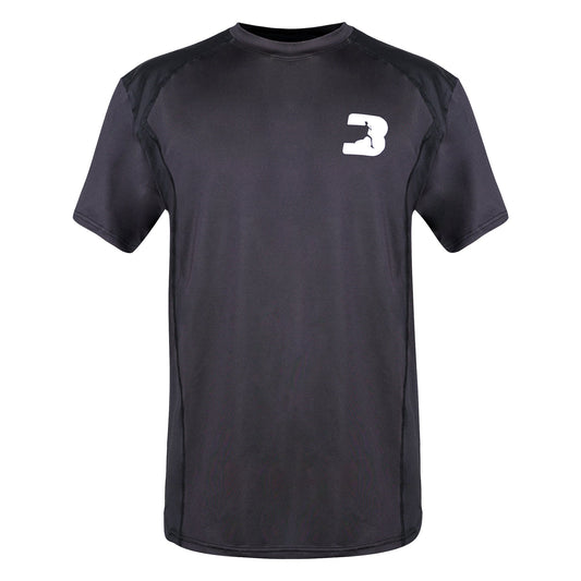 Plain Black Side Panel rashguard - LIONEL SPORTS