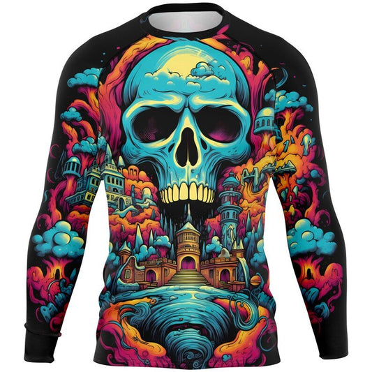 Skeleton Sublimation Bjj Rashguard - LIONEL SPORTS