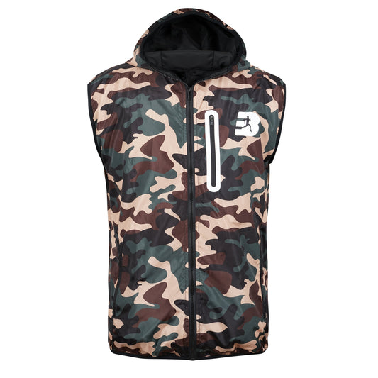 Custom sleeveless sports jacket – lightweight gilet for training, running, and streetwear