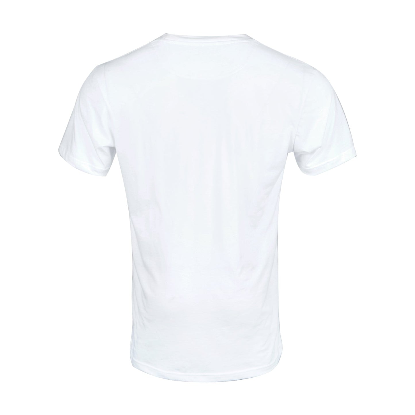 White Regular Fit Digital Printed T shirt - LIONEL SPORTS