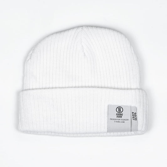 White Warm Up Beanie - LIONEL SPORTS