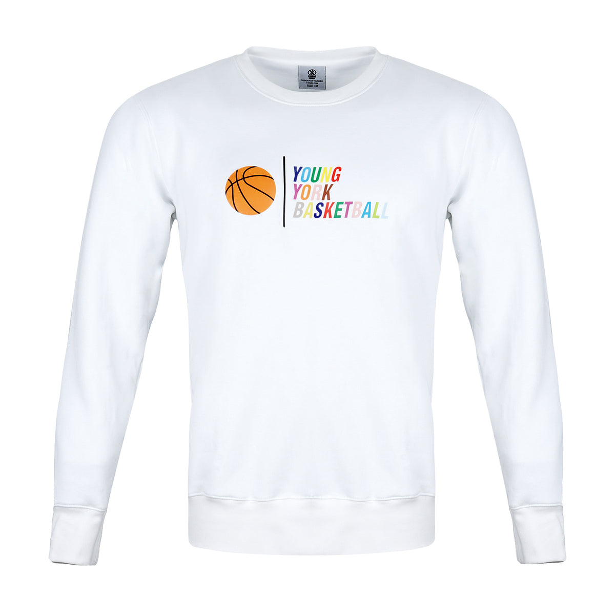 Custom digital printed lightweight sweatshirt – front and back streetwear design