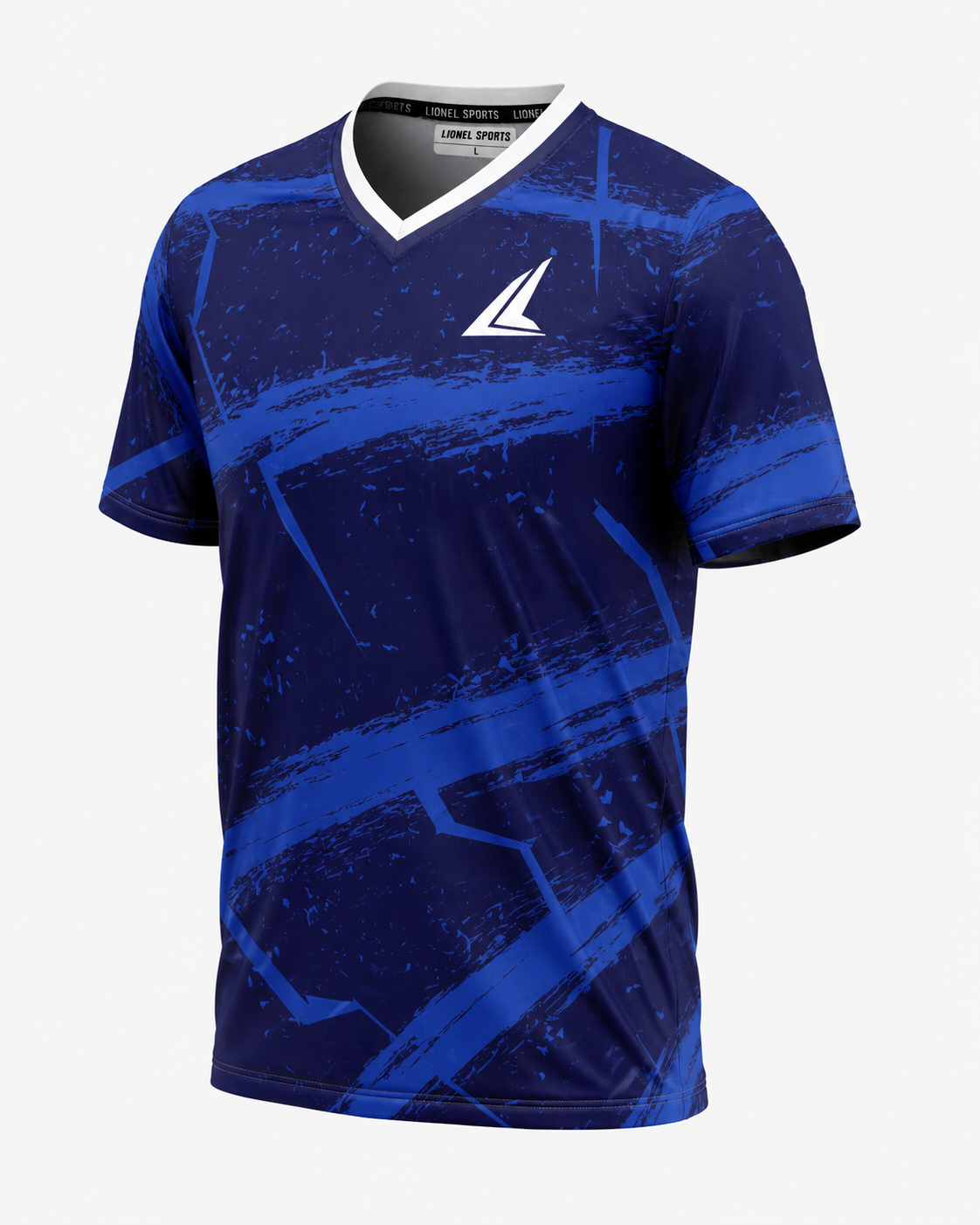Royal Blue Abstract Team Jersey - Image 2