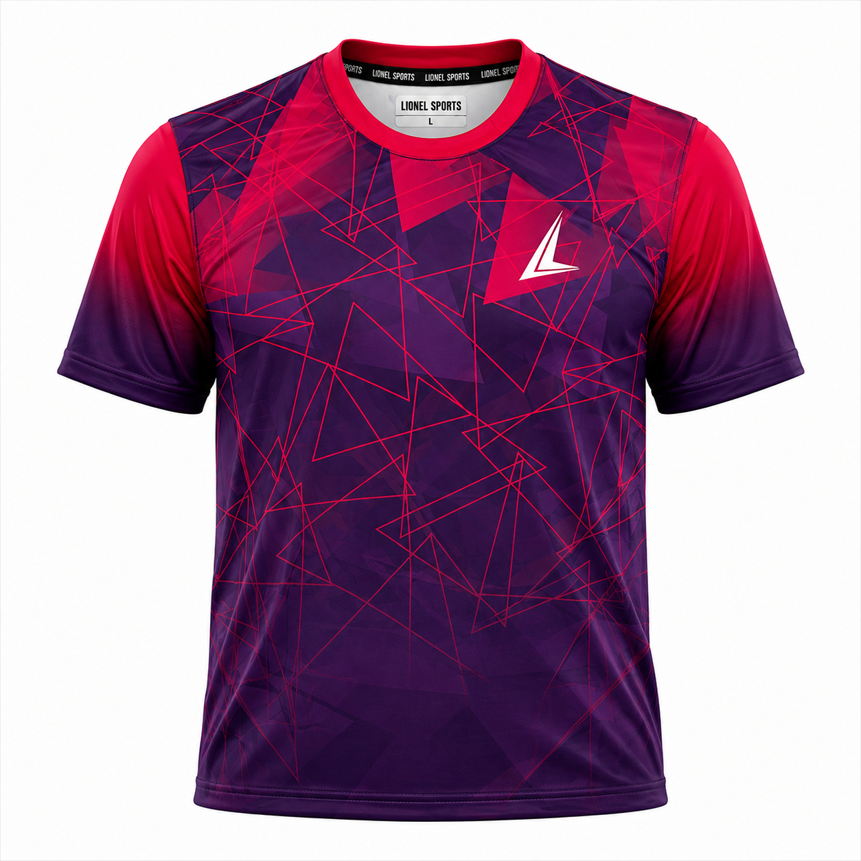 Purple & Red Geometric Team Jersey