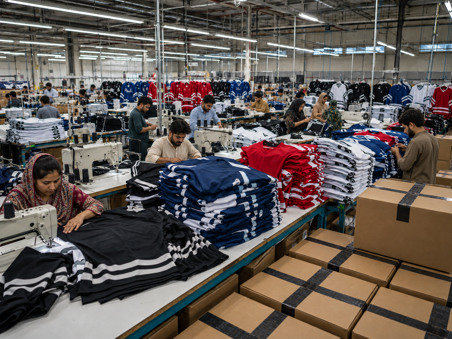 Custom Ice Hockey Jersey Manufacturing