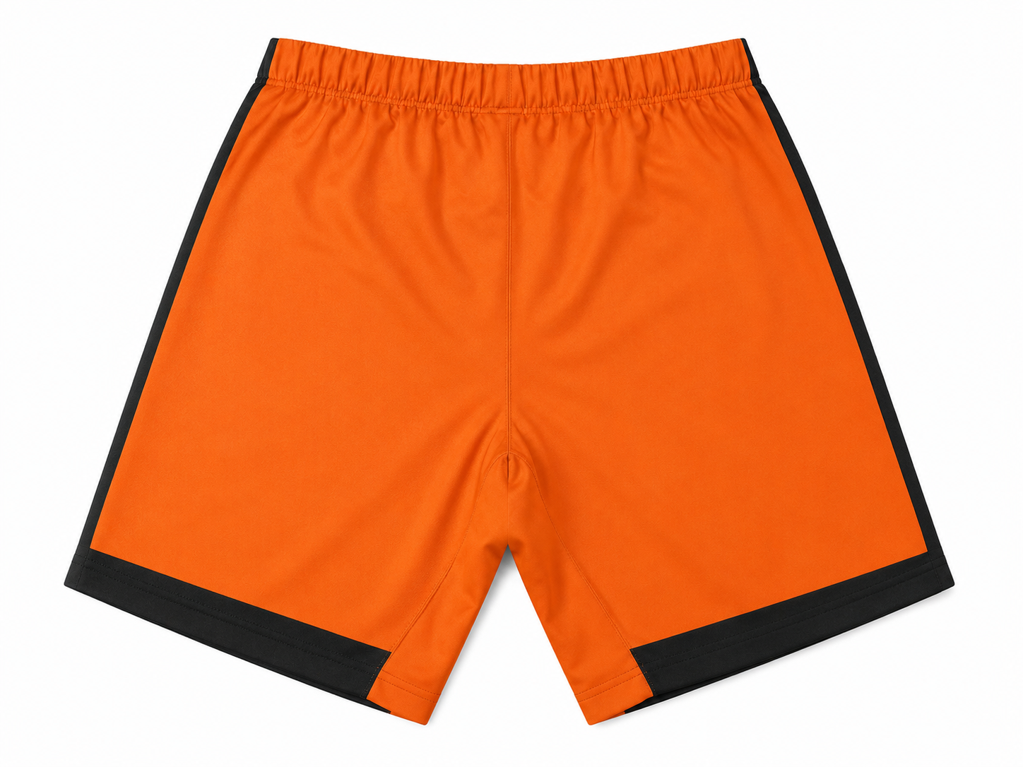 Orange and Black Custom Hockey Shorts - Image 2