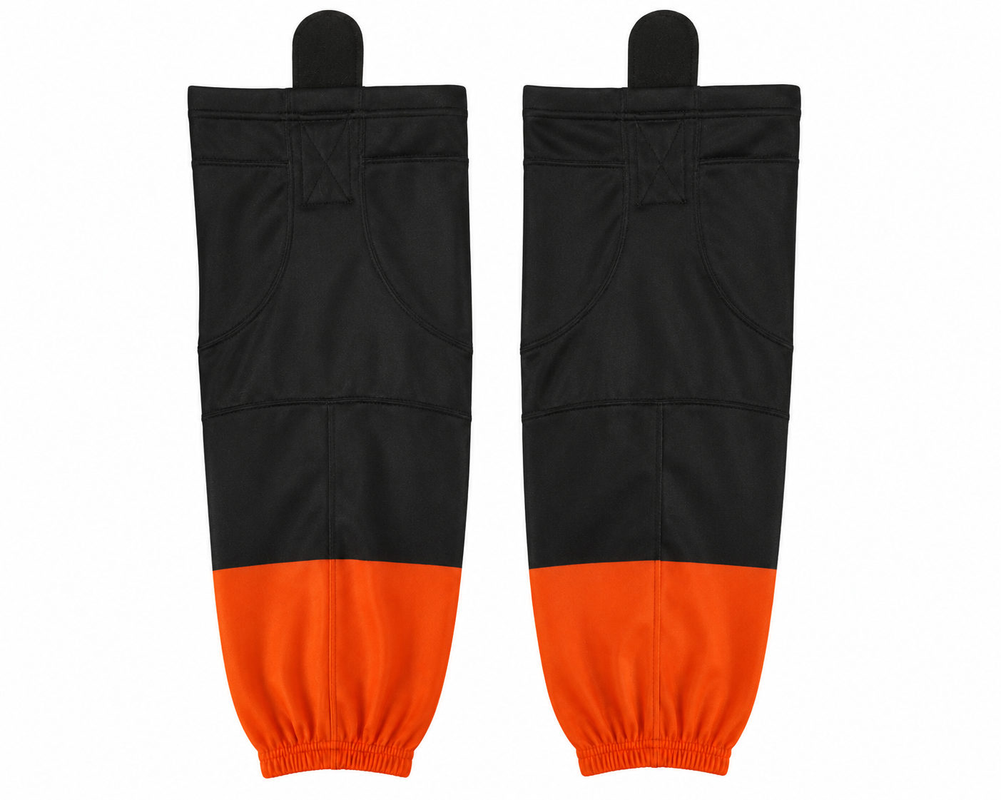 Black and Orange Ice Hockey Socks